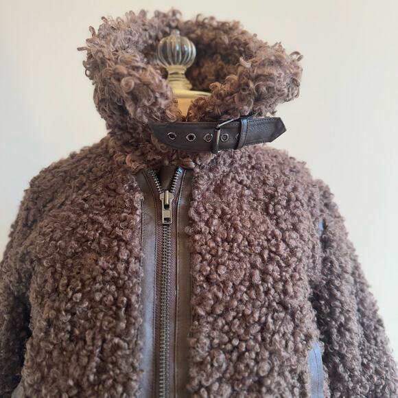 Design History New York Palmer Teddy Women's XS Jacket Coat Faux Fur Buckle Soft - Picture 4 of 16